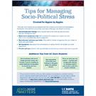 Tips for Managing Socio-Political Stress